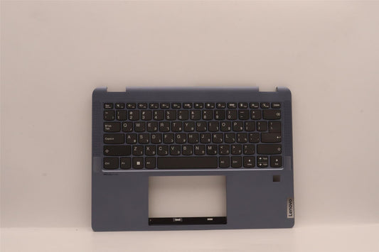 Lenovo IdeaPad 5 14IAU7 Keyboard Palmrest Top Cover Hebrew Silver 5CB1H80052