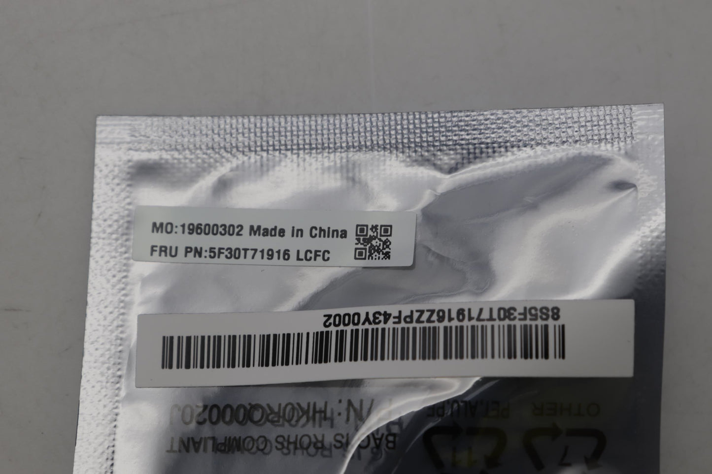 Lenovo FINGER_PRT FP BD L 83E6 Board 5F30T71916