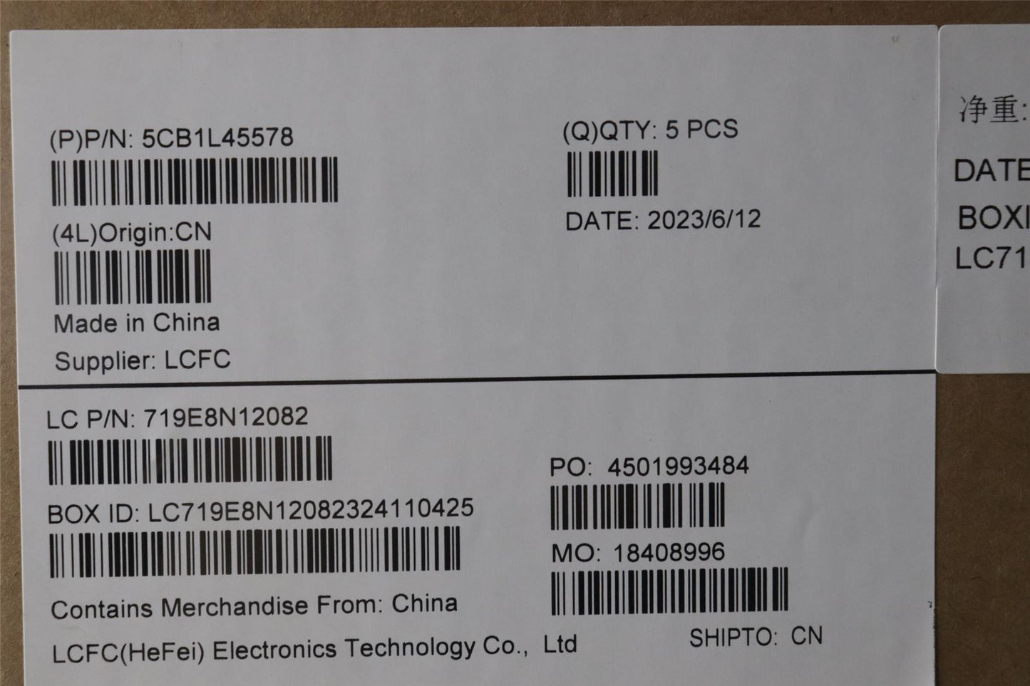 Lenovo Upper Case ASM_ITA L82X7 ABFP BL 5CB1L45578