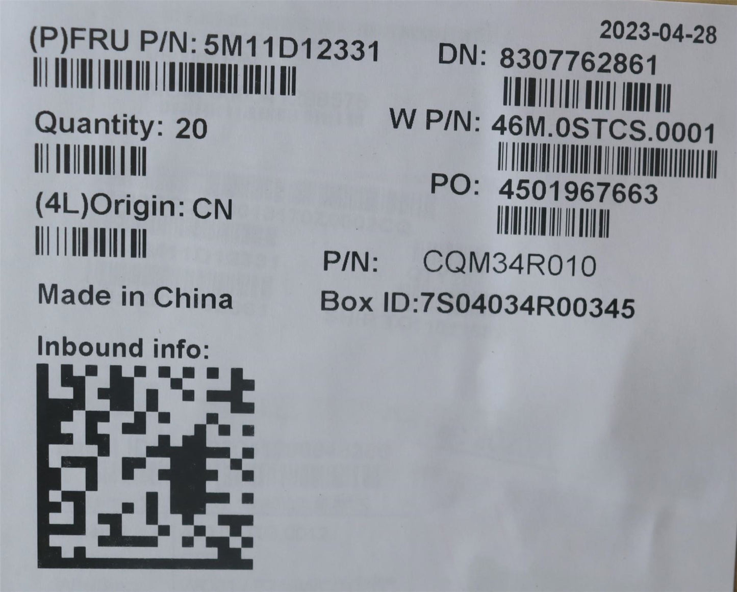 Lenovo WLAN D-Cover ASM 5M11D12331