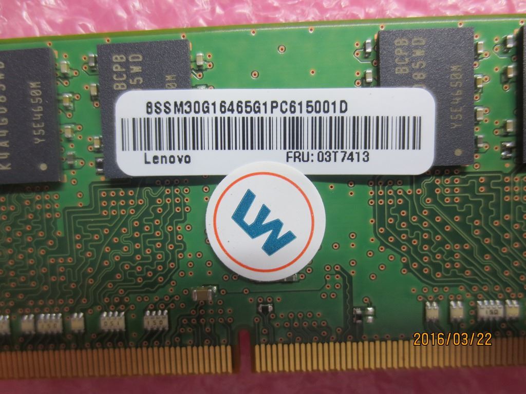 Lenovo MEMORY 4G,SODIMM,DDR4,2133MHz 03T7413