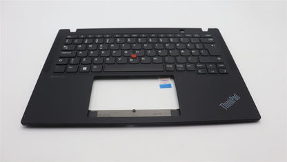 Lenovo ThinkPad X13 Gen 4 Keyboard Palmrest Top Cover Danish Black 5M11H88980