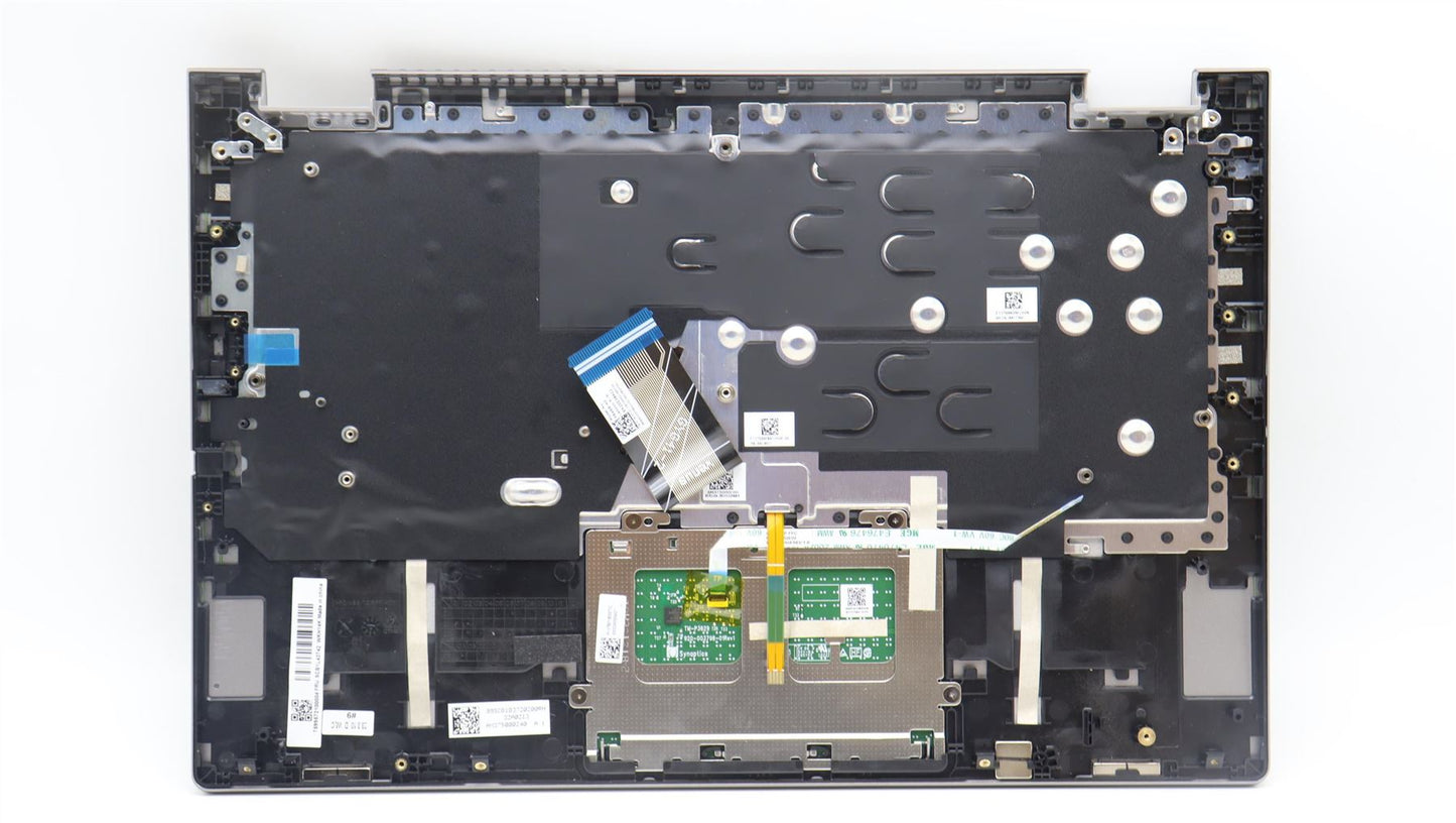 Lenovo Yoga 14s G3 IRU Palmrest Cover Touchpad Keyboard Nordic 5CB1L43742