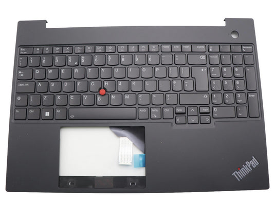 Lenovo ThinkPad E16 Gen 1 Palmrest Cover Keyboard UK Black Backlit 5M11J05729