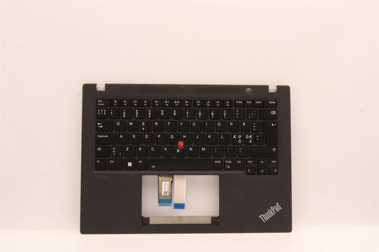 Lenovo ThinkPad T14s Gen 3 Keyboard Palmrest Top Cover Nordic Black 5M11H27464