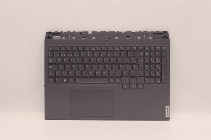 Lenovo 5 16IAH7H Palmrest Cover Touchpad Keyboard Spanish Storm Grey 5CB1F38543