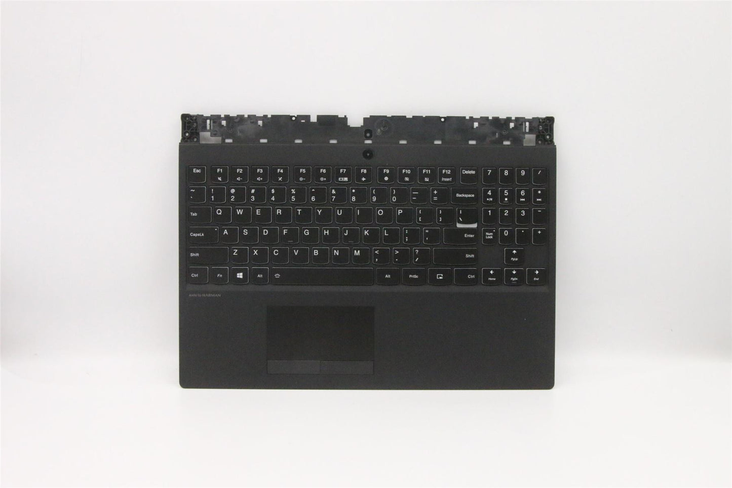 Lenovo Legion Y530-15ICH Tastatur Handballenauflage Obere Abdeckung US Schwarz 5CB0R40212