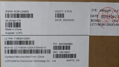 Lenovo COVER Upper Case ASM_ENG L82WM OG WH 5CB1L54652