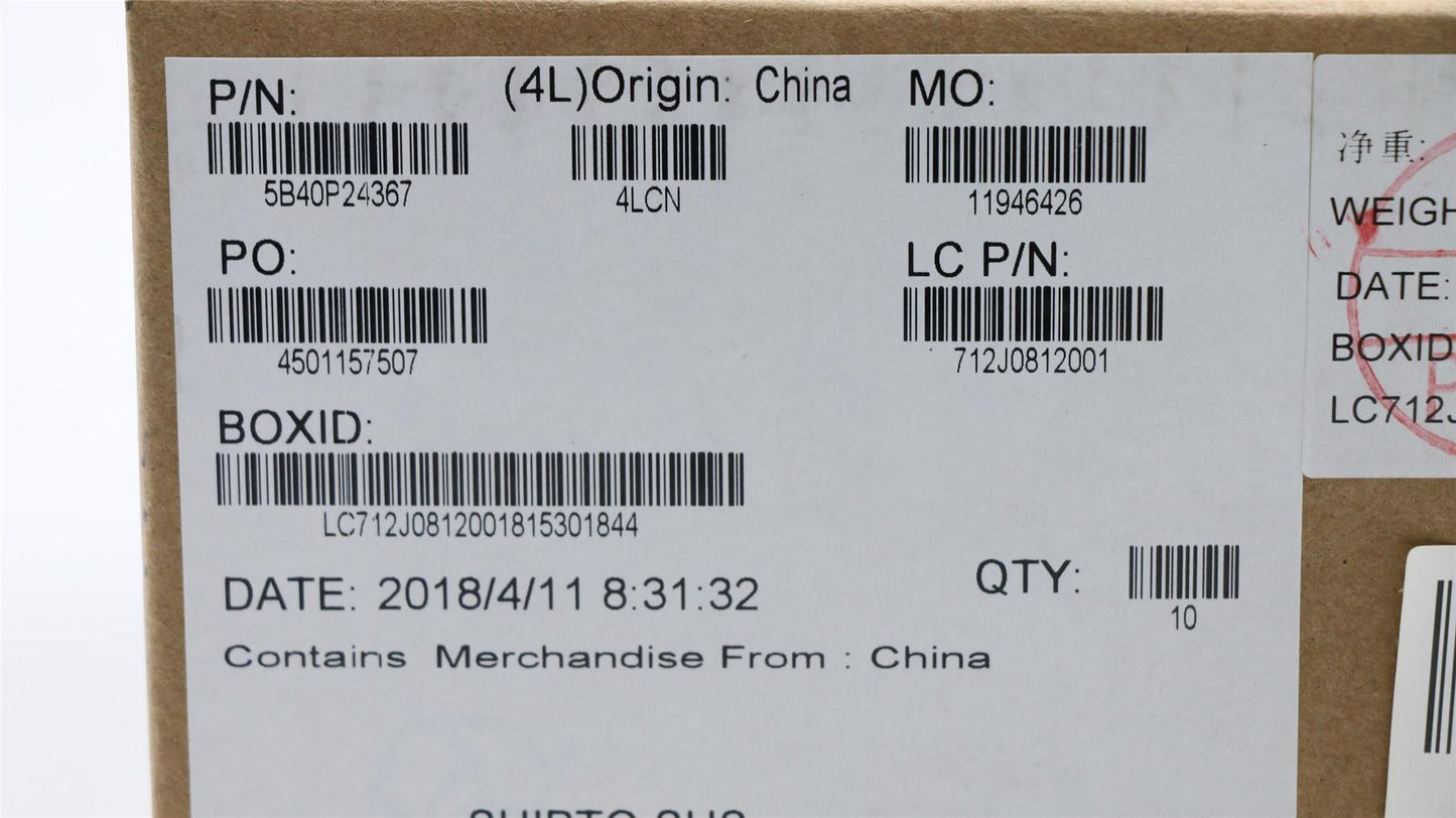 Lenovo HDD BRK W/FOIL&SONGE&FFC L80YY 5B40P24367