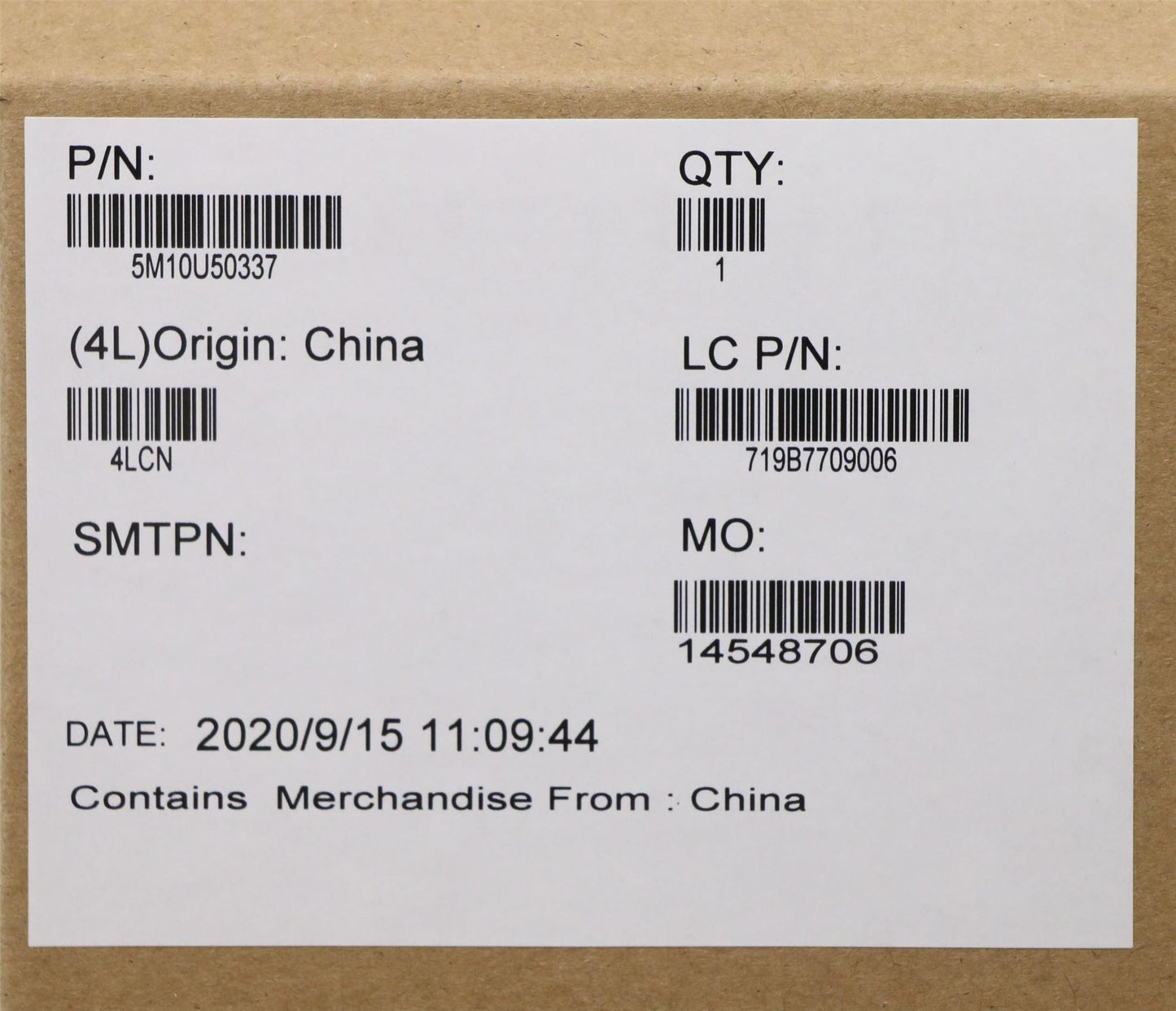 Lenovo MECH_ASM Hub60 Harman panel module Asm 5M10U50337