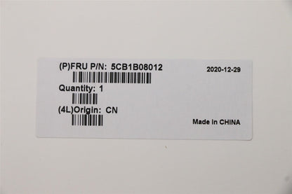 Lenovo Yoga 7 13ITL5 Palmrest Cover Keyboard Swiss White 5CB1B08012