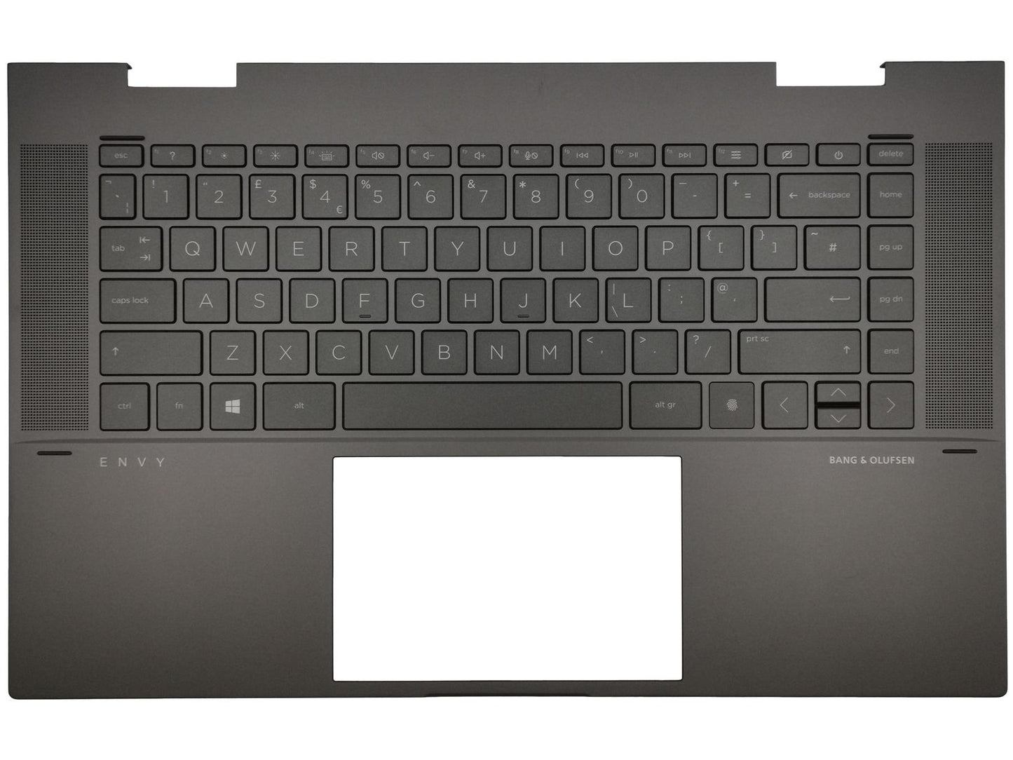 HP Envy 15-EU Palmrest Touchpad Cover Keyboard UK Black Backlit M45489-031