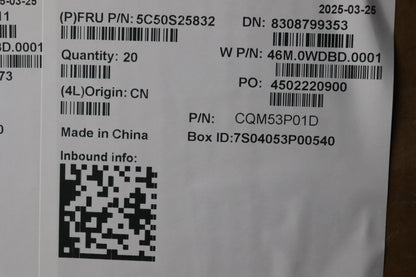 Lenovo CARDPOP W 21SJ I/O Board 5C50S25832