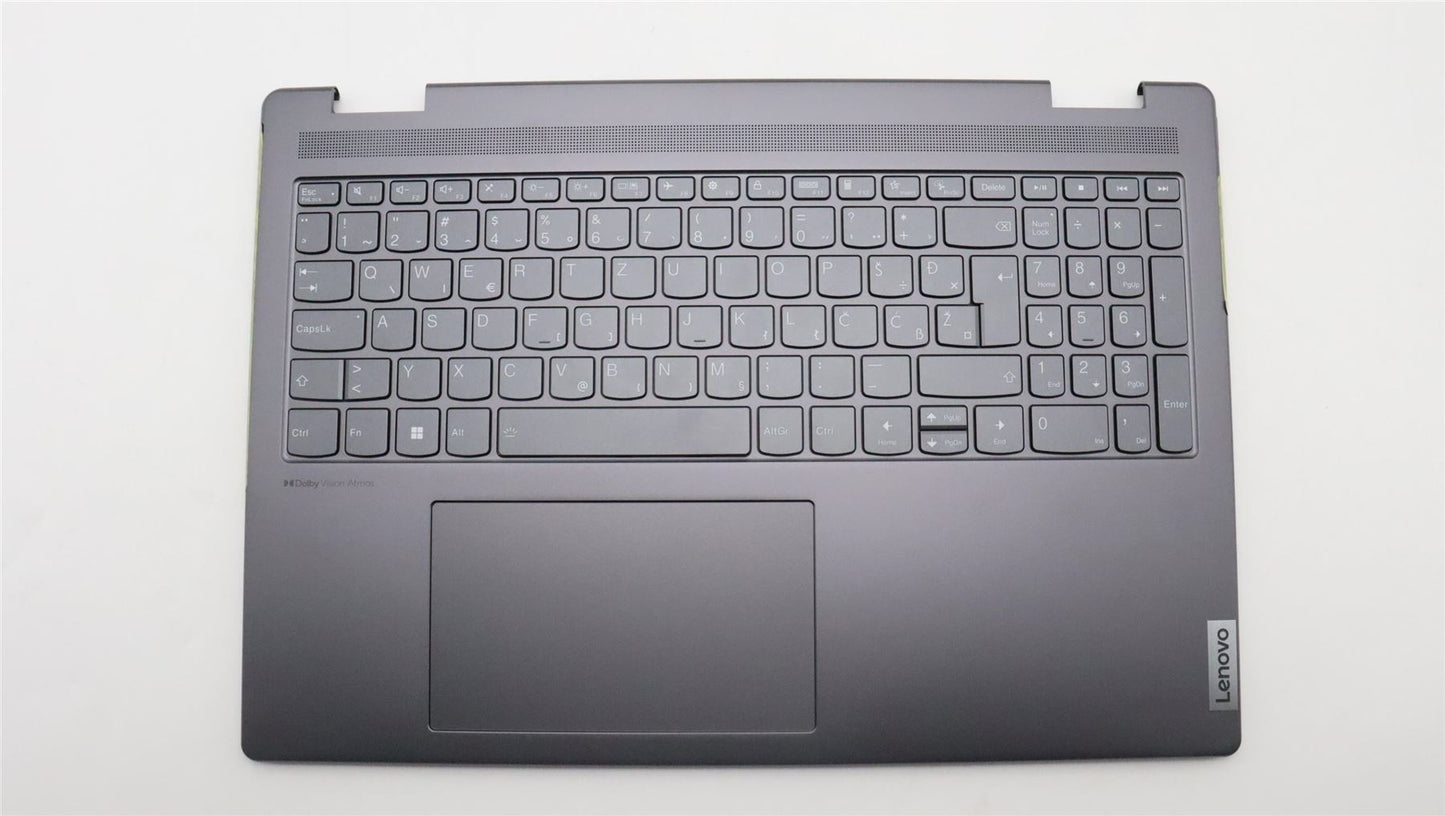 Lenovo Yoga 7 16IAH7 Palmrest Cover Touchpad Keyboard Slovenian 5CB1J04011