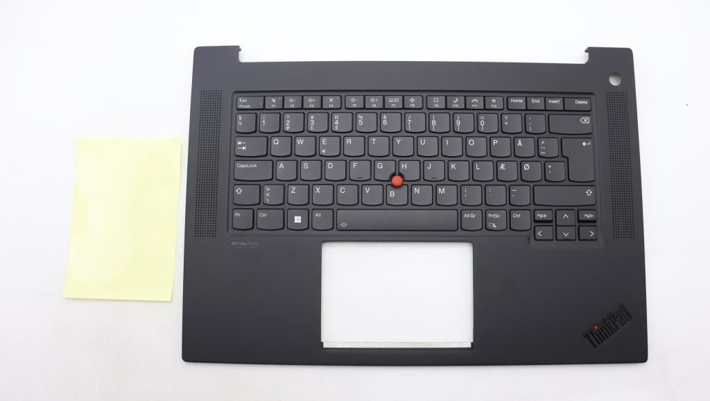 Lenovo ThinkPad P1 Gen 6 Keyboard Palmrest Top Cover Danish 5M11L88999
