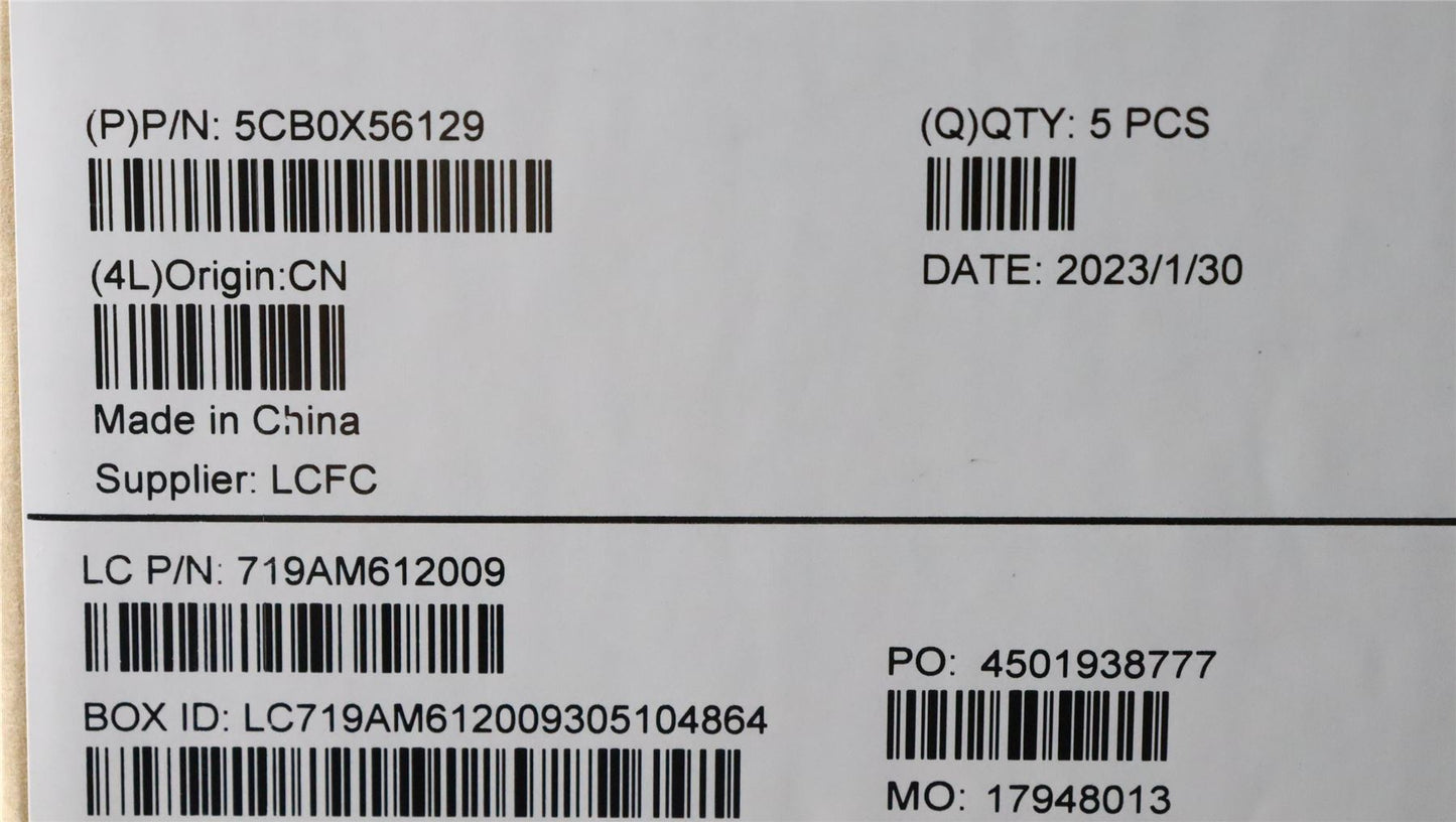 Lenovo Upper Case ASM_LA L81YK BLNFPPG 5CB0X56129