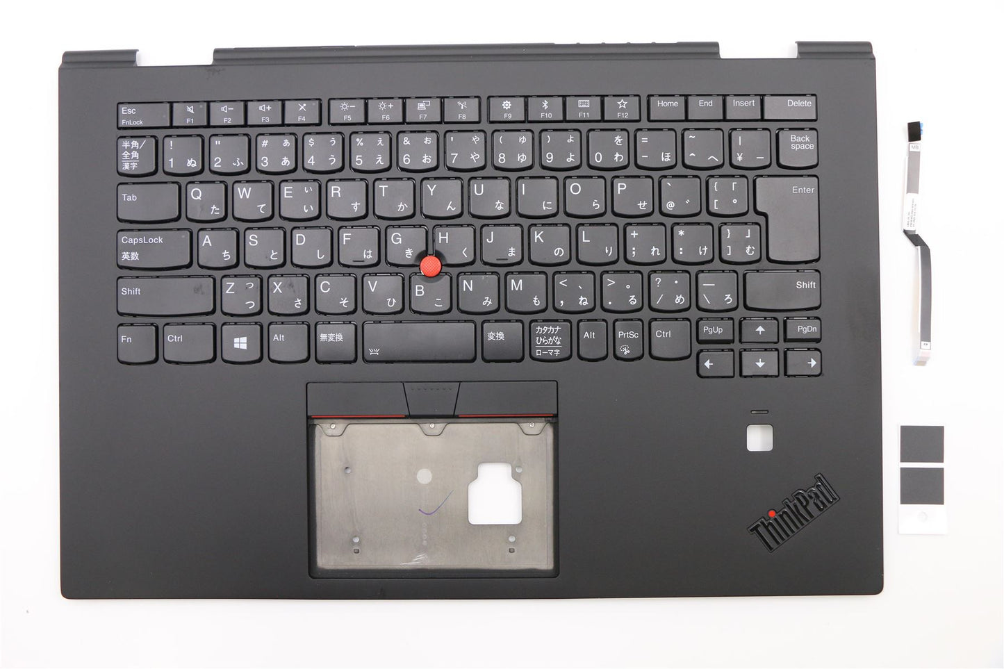 Lenovo Yoga X1 3rd Keyboard Palmrest Top Cover Japanese Black Backlit 02HL900