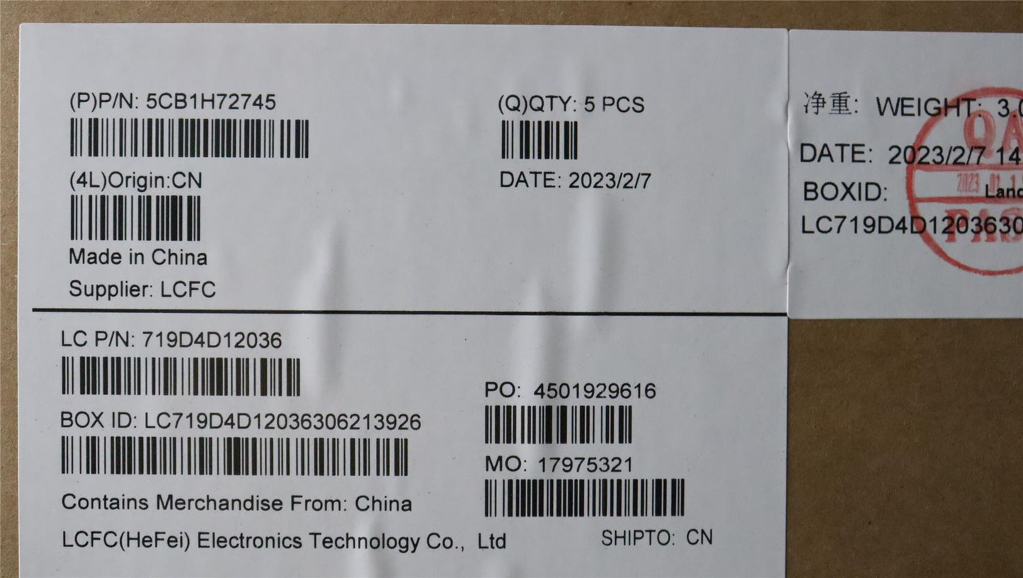 Lenovo Upper Case ASM_GER L82RM AG_NFP_BL 5CB1H72745