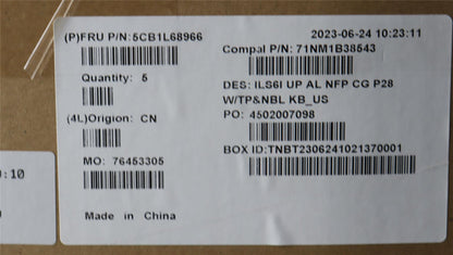Lenovo IdeaPad 5 16IRL8 5 16IAH8 Palmrest Cover Touchpad Keyboard 5CB1L68966