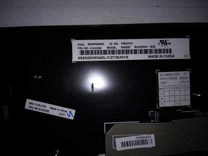 Lenovo STO KBD, CZ, SUN, SILVER Czech Keyboard 01AX277