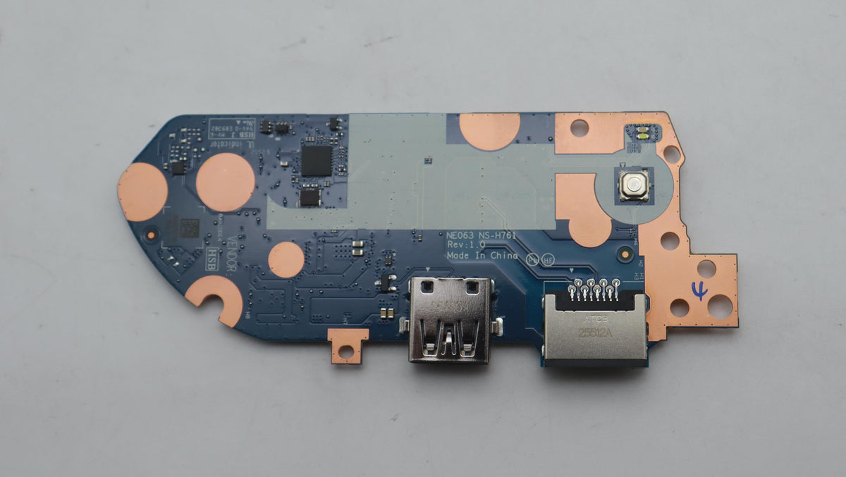 Lenovo CARDPOP FRU IO/B NSH761 NE063 FP VP I/O Board 5C51T63034