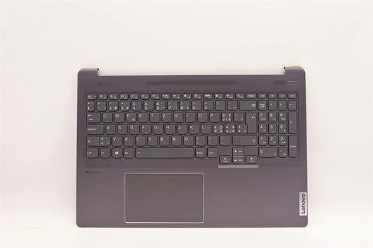 Lenovo IdeaPad 5 16ARH7 Palmrest Cover Touchpad Keyboard Swiss Grey 5CB1J08870