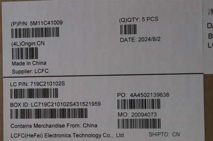 Lenovo Yoga X1 6th Keyboard Palmrest Top Cover Swedish Finnish Grey 5M11C41009