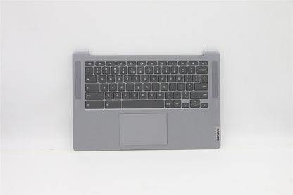 Lenovo Chromebook 14M836 Keyboard Palmrest Top Cover US Europe Silver 5CB1C92817