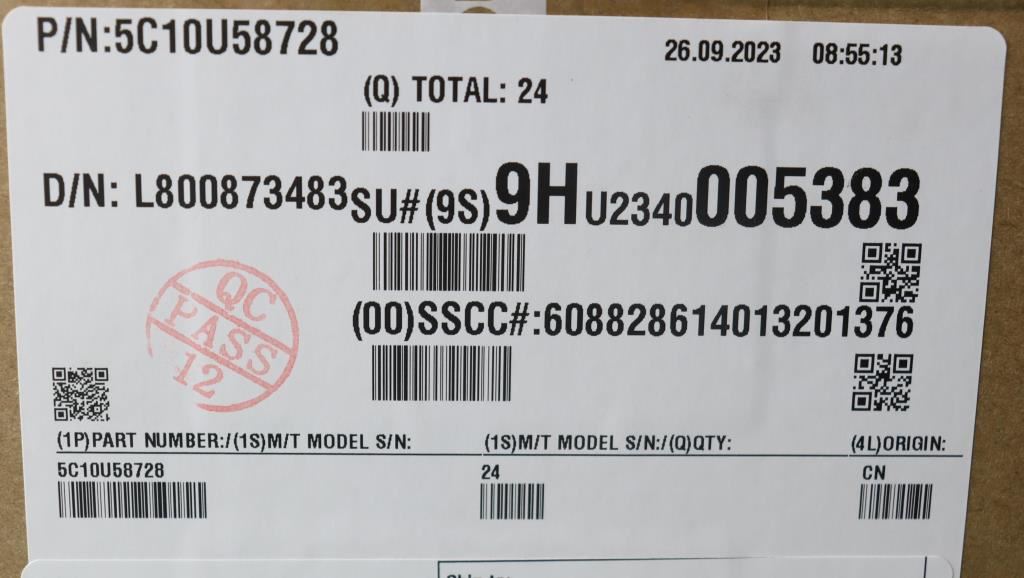 Lenovo Fru,SATA PWR(320+40+40mm)_TCO8.0 5C10U58728