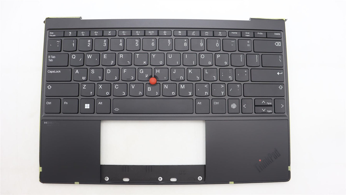 Lenovo ThinkPad Z13 Gen 1 Keyboard Palmrest Top Cover Hebrew Black 5M11H95008