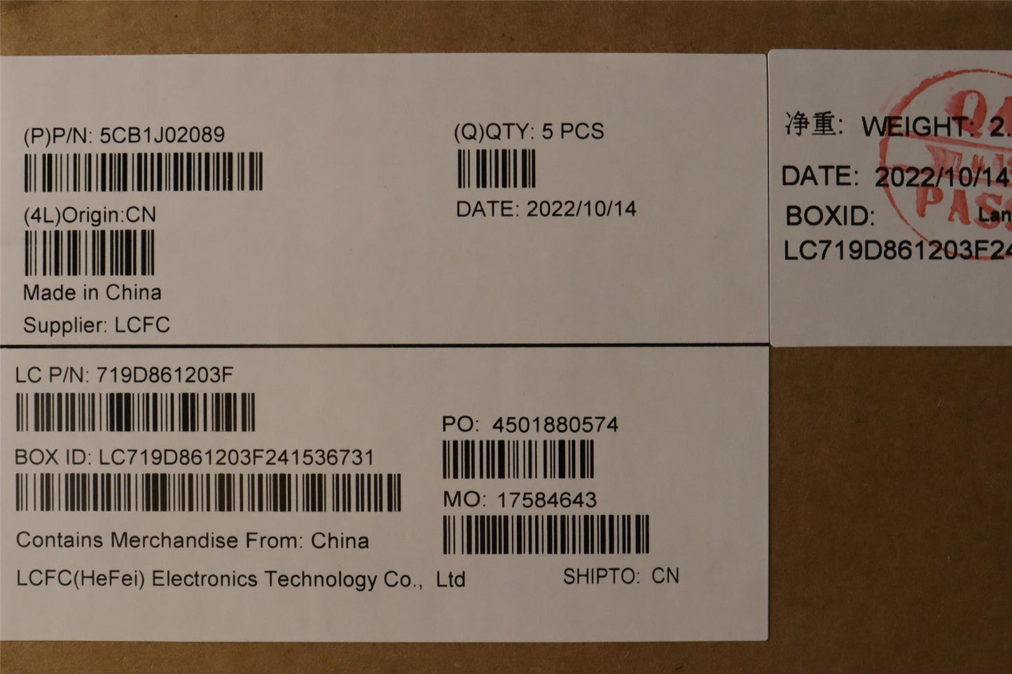 Lenovo Upper Case ASM_FRA L82QE FPSB 5CB1J02089