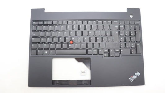Lenovo ThinkPad E16 Gen 1 Keyboard Palmrest Top Cover Belgian Black 5M11L64923