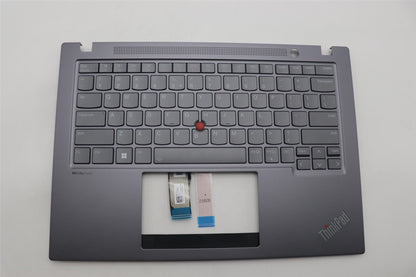 Lenovo ThinkPad T14s Gen 4 Palmrest Cover Keyboard US Europe Grey 5M11L59598
