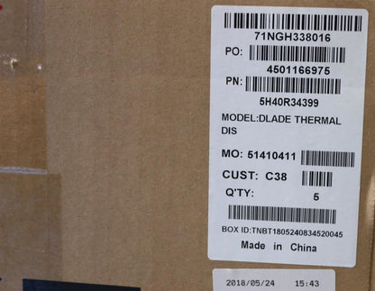 Lenovo 5H40R34399 HEATSINK Heatsink C 81H5 DIS AMD