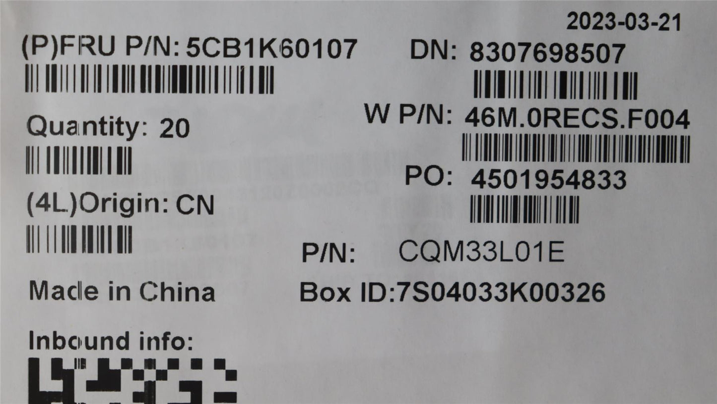 Lenovo LCD Cover W 82XY AB 2.5K 5CB1K60107