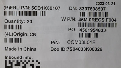 Lenovo LCD Cover W 82XY AB 2.5K 5CB1K60107