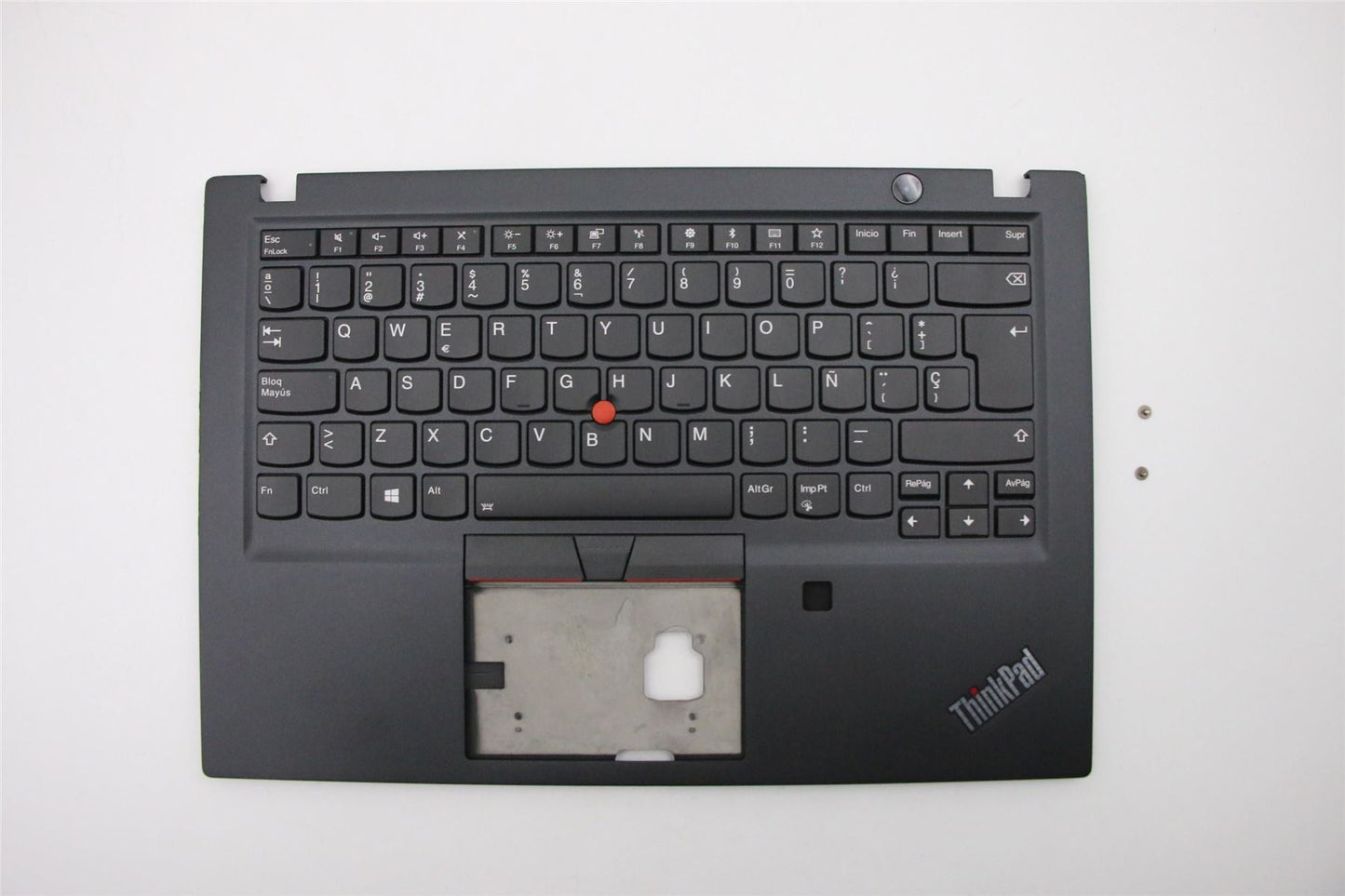 Lenovo ThinkPad T490s Keyboard Palmrest Top Cover Spanish Black Backlit 02HM300