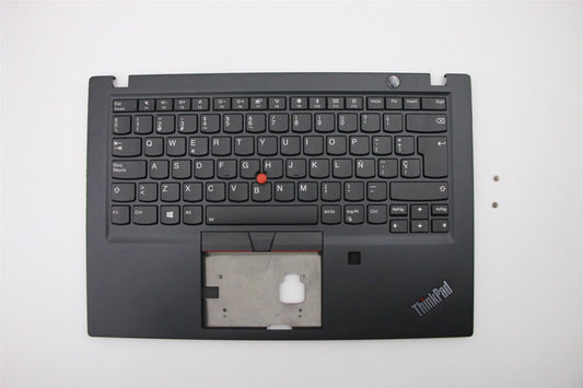 Lenovo ThinkPad T490s Keyboard Palmrest Top Cover Spanish Black Backlit 02HM300