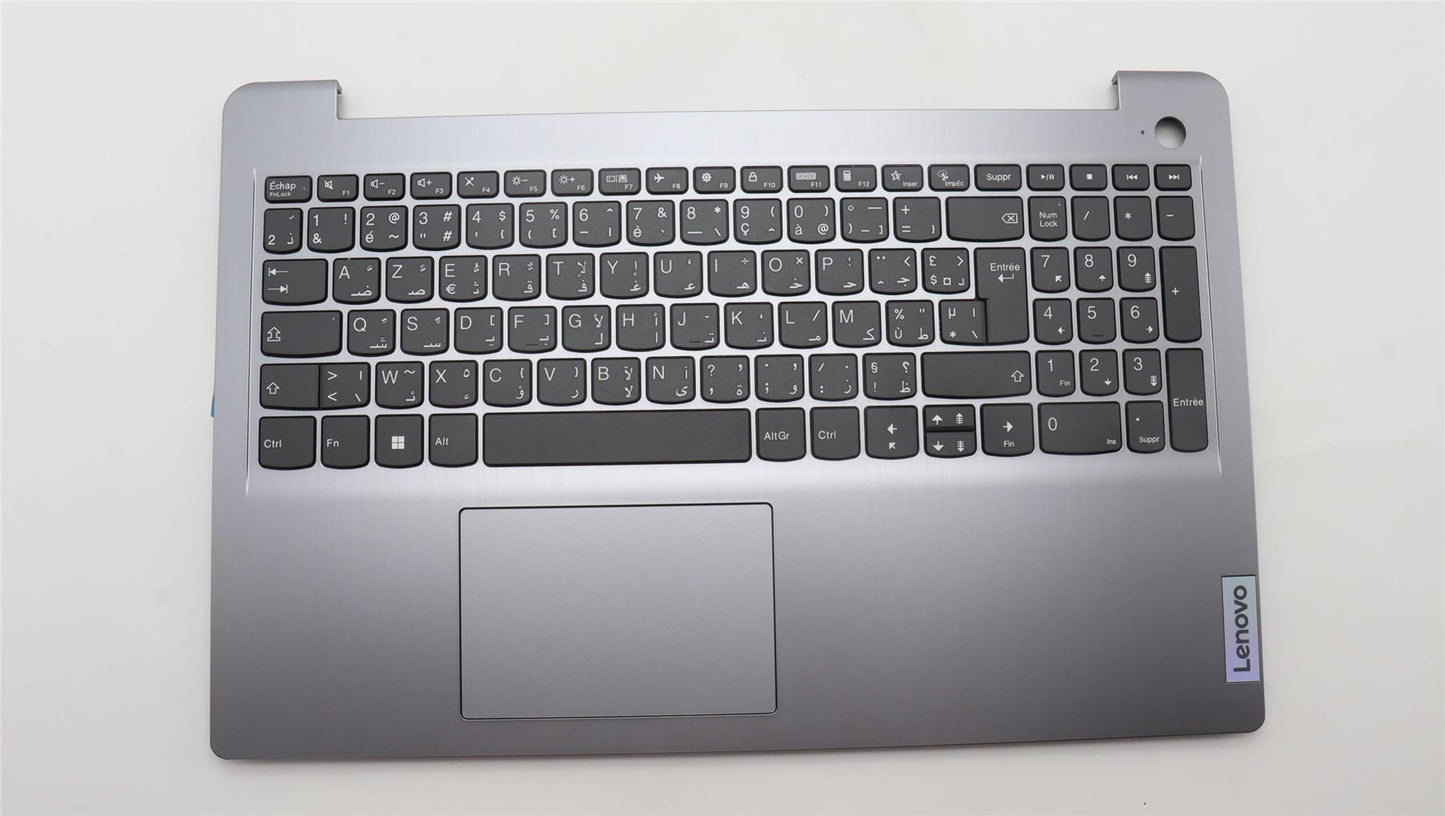 Lenovo IdeaPad 3 15IAU7 Palmrest Cover Touchpad Keyboard Arctic Grey 5CB1H78133