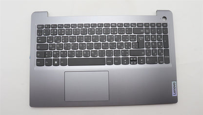 Lenovo IdeaPad 3 15IAU7 Palmrest Cover Touchpad Keyboard Arctic Grey 5CB1H78133