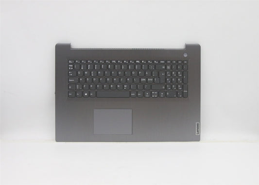 Lenovo IdeaPad 3-17ITL6 Palmrest Cover Touchpad Keyboard Nordic Grey 5CB1B97596