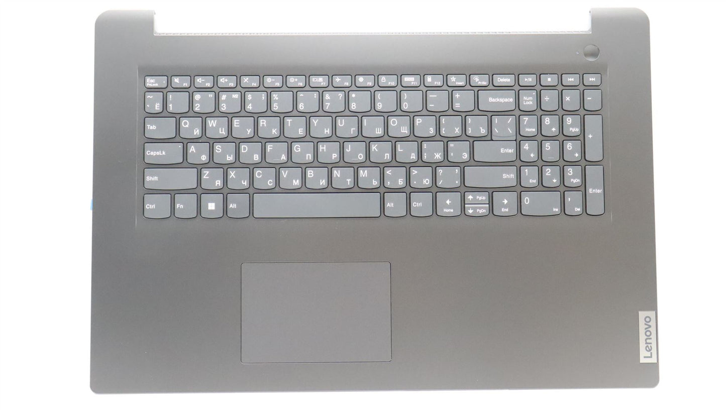 Lenovo V17 G3 IAP Palmrest Cover Touchpad Keyboard Russian Iron Grey 5CB1J02938