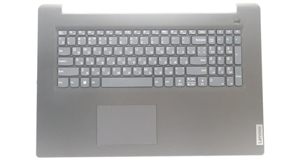 Lenovo V17 G3 IAP Palmrest Cover Touchpad Keyboard Russian Iron Grey 5CB1J02938