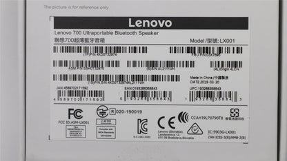 Lenovo FRU_Lenovo700BluetoothSpeaker_CommercialWW 03X7695