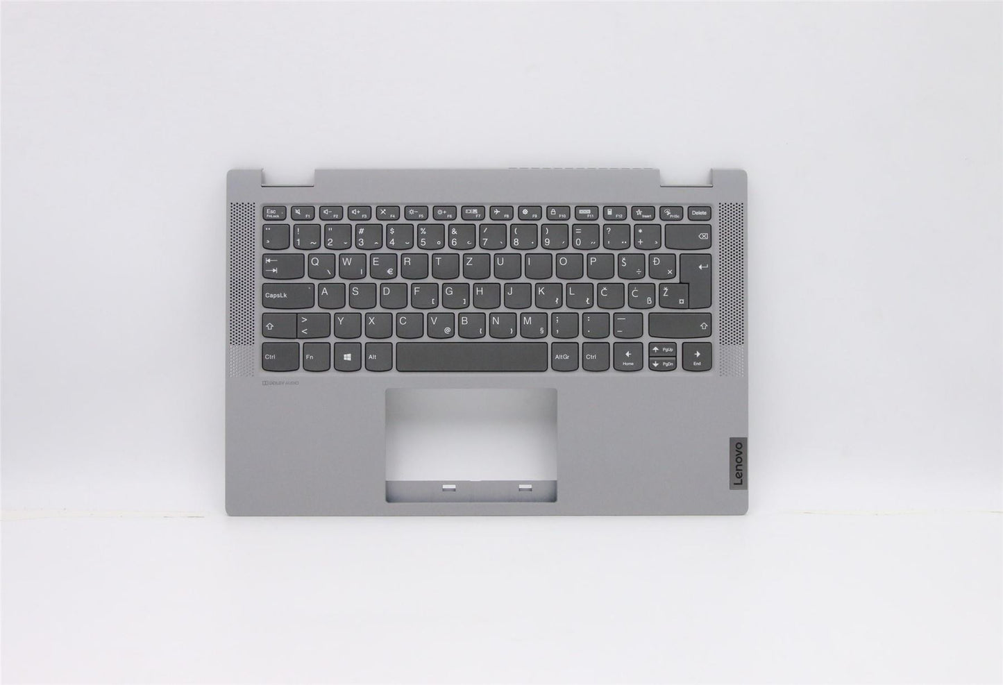 Lenovo Flex 5-14ARE05 Keyboard Palmrest Top Cover Slovenian Grey 5CB0Y85355