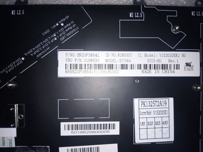 Lenovo Yoga X380 Keyboard Hungarian Black Backlit 01HW630