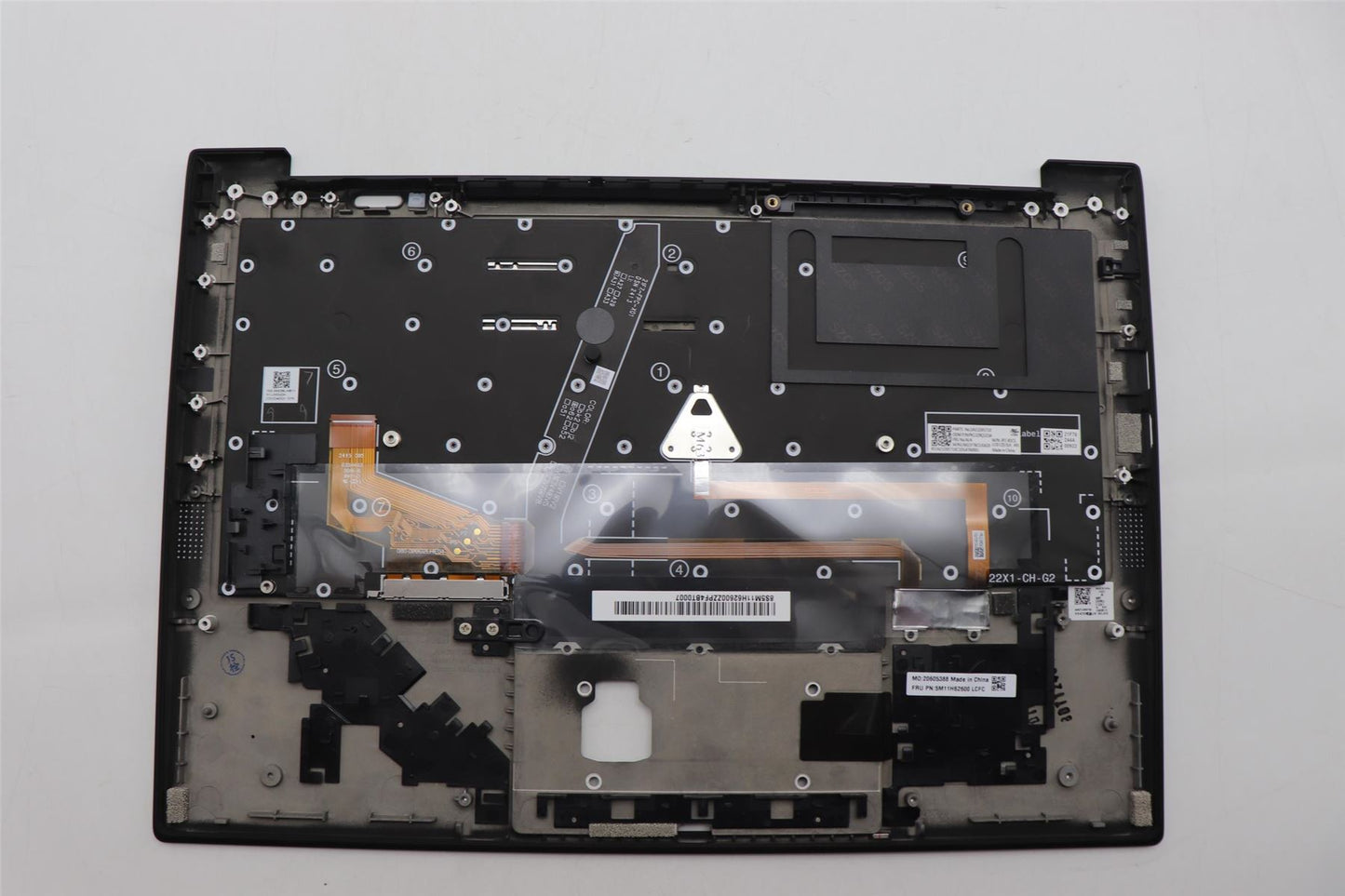 Lenovo ThinkPad X1 11th Gen Keyboard Palmrest Top Cover Black Backlit 5M11H62600