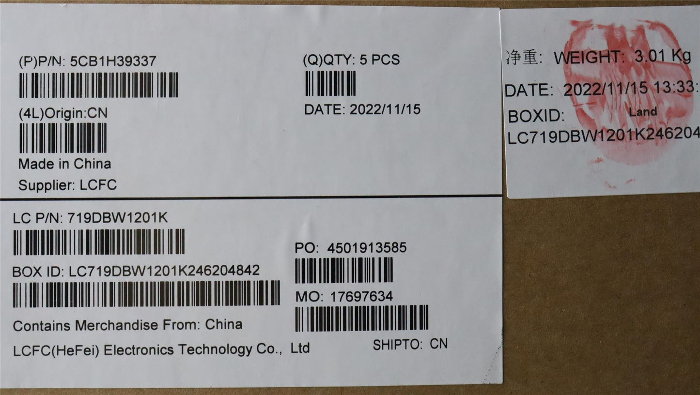 Lenovo Upper Case ASM_GER L82RJ FP AB BL 5CB1H39337