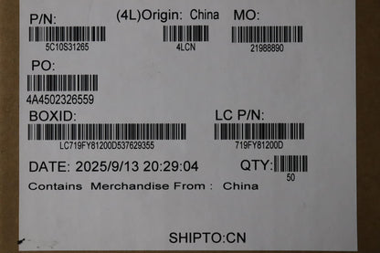 Lenovo L 83K1 TP/B MGE FFC Cable 5C10S31265