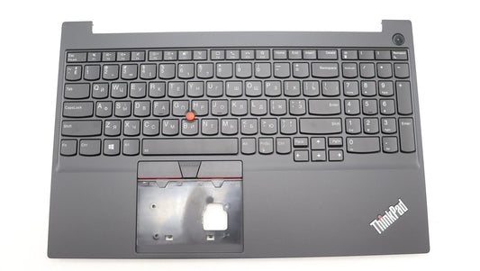 Lenovo ThinkPad E15 Gen 4 Palmrest Cover Keyboard Ukrainian Black 5M11C43644